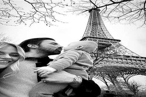 Emily Atack shares adorable moments from romantic Paris trip with partner and baby son