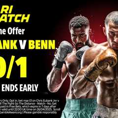Eubank Jr vs Benn: Grab This Insane 40/1 Offer for an Early Finish!