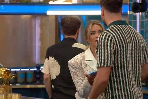 Flirty moments between Ella Rae Wise and Chris Hughes in Celebrity Big Brother house