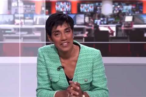 BBC News presenter left red-faced over live blunder