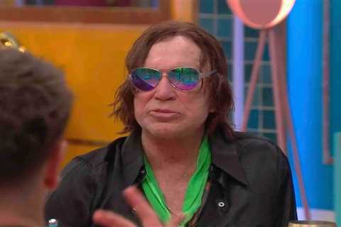 Mickey Rourke's £500,000 Pay Cheque Slashed by ITV After Heated Row on CBB