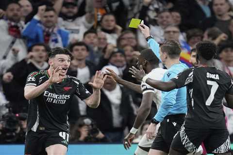 VAR DRAMA! Rice's Yellow Card Nightmare Turns to Relief as Madrid Penalty Gets Binned