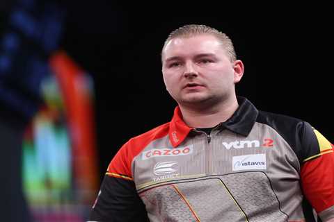 Darts ace Dimitri Van den Bergh walks away from the oche - mental health comes first