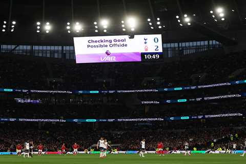 Fire alarm chaos! VAR shut down mid-match during Spurs vs Forest game