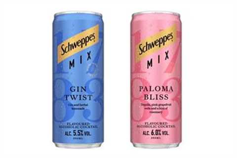 Schweppes Jumps into Boozy Drinks Market with New Cocktails