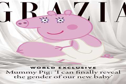 Peppa Pig's Mummy Pig Reveals Baby's Gender in High-Fashion Feature