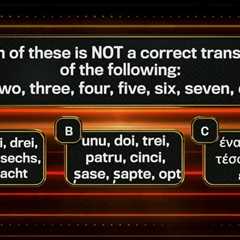 The 1% Club's Language Conundrum Stumps 37 Contestants: Unravelling the Logical Solution