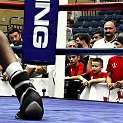 Fury caught 'eyeing up' rising star at schoolboy boxing championships - you won't believe who else..