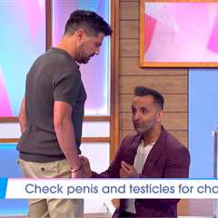 Challenging Masculinity Norms: Dr. Amir Khan's Testicular Cancer Check on Live TV