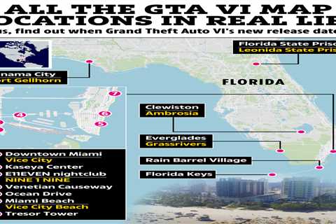 Exploring GTA 6: A Detailed Look at Real-Life Map Locations
