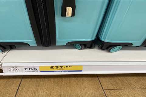 Summer Travellers Scrambling for Tesco's Half-Price Suitcase Steal