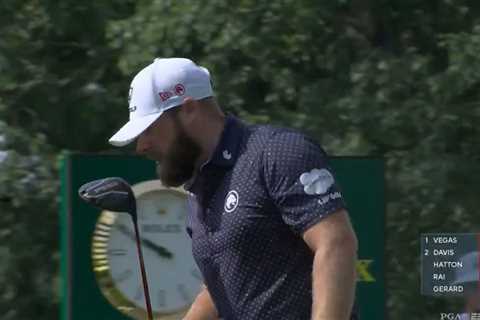 Tyrrell Hatton's Club-Cursing Meltdown Caught Live at PGA Championship