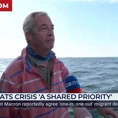 Analysis: Nigel Farage Observes French Navy Escorting Migrants to UK Waters, Unpacking the..