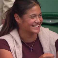 Emma Raducanu Shows Up to Watch Wimbledon Semi While Everyone Obsesses Over Her Relationship with..