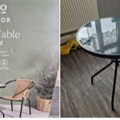 This £13 Tesco table literally transformed my sad balcony into something you'd see in Barcelona
