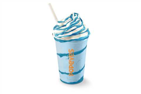 Popeyes Just Dropped Blue Ice Cream That'll Turn Your Tongue Into a Smurf