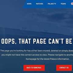 Palace Just Wiped Their Website Clean of Conference League Stuff – And I Think I Know Why