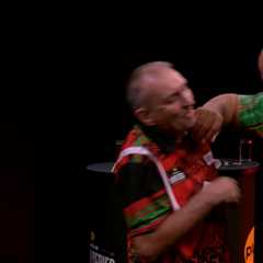 When Darts Gets Weird: The Moment Richie Burnett Knocked Himself Out (Almost)