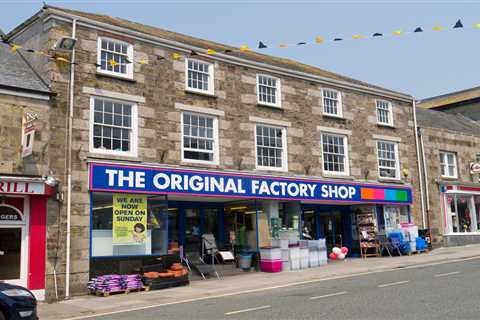 Another High Street Bloodbath: The Original Factory Shop Axes Three More Stores (And Yeah, I'm..