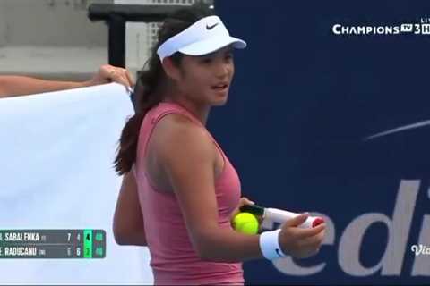 Emma Raducanu Actually Asked to Boot a Crying Kid From Her Match (And Honestly? The Crowd Was Into..