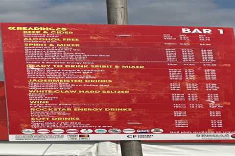 I Just Saw the Reading Festival Drink Prices and My Wallet is Already Crying