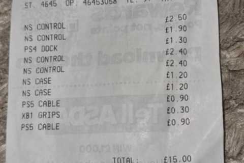 I Just Scored Nintendo Controllers for £1.90 at Asda and Now I'm That Person Posting Receipts Online