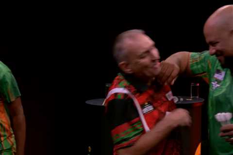 When Darts Gets Weird: The Moment Richie Burnett Knocked Himself Out (Almost)